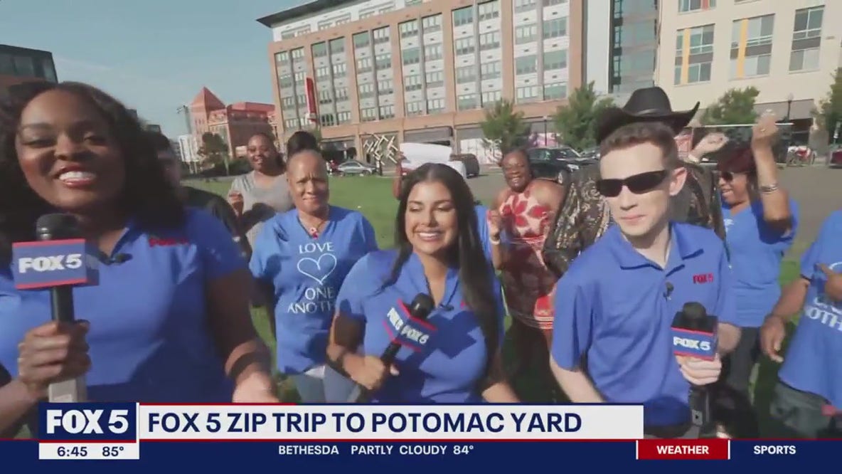 FOX 5 Zip Trip to Potomac Yard